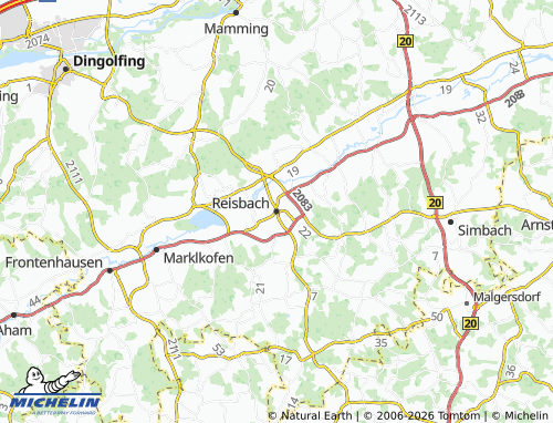 Mappa MICHELIN Reisbach - ViaMichelin