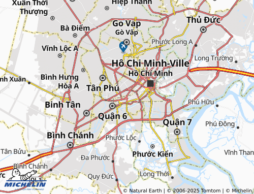 MICHELIN Phường 9 map - ViaMichelin
