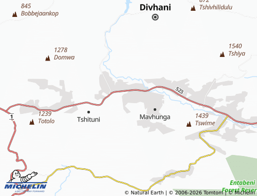 Kaart MICHELIN Ha-Rabali Zone 2 - ViaMichelin