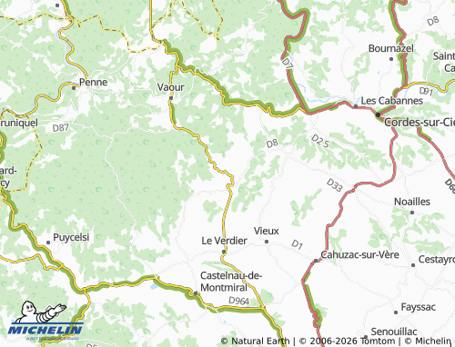 Mappa MICHELIN Campagnac - ViaMichelin