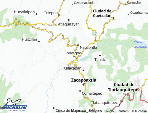 Mapa MICHELIN Zoatecpan - ViaMichelin