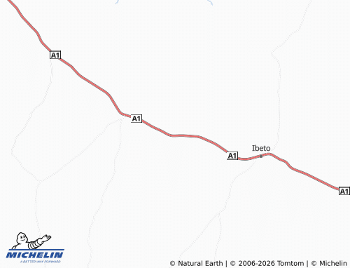 MICHELIN Tunga Maji map - ViaMichelin