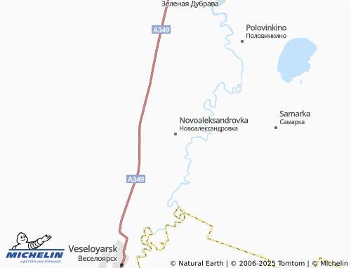 MICHELIN Novoaleksandrovka map - ViaMichelin