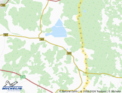 Mappa MICHELIN Kalveliai - ViaMichelin