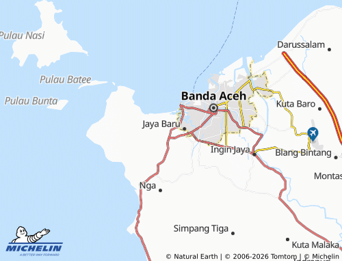 Mapa MICHELIN Peukan Bada - ViaMichelin