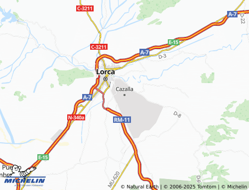 MICHELIN Cazalla map - ViaMichelin