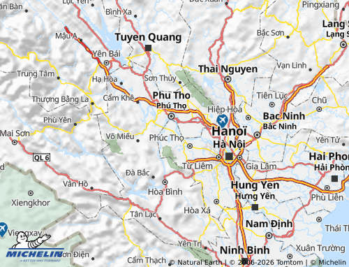 Mappa MICHELIN Ba Vì - ViaMichelin
