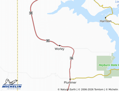 Kaart MICHELIN Worley - ViaMichelin