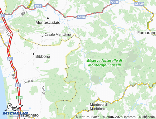 MICHELIN Sassa map - ViaMichelin