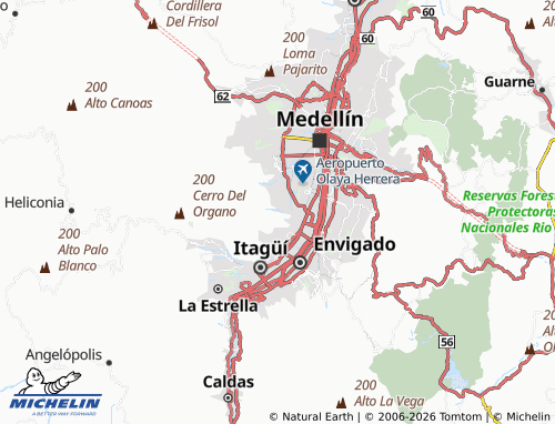 Carte MICHELIN La Hondonada - ViaMichelin