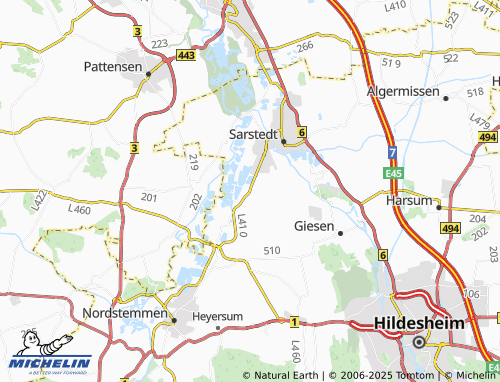 MICHELIN-Landkarte Giften - ViaMichelin