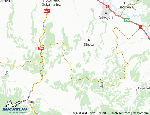 Mapa MICHELIN Dragomirești - ViaMichelin