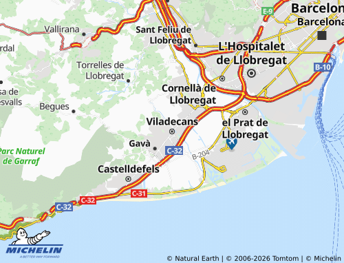 MICHELIN-Landkarte Viladecans - ViaMichelin