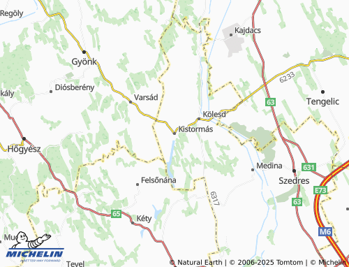 Carte MICHELIN Kistormás - ViaMichelin