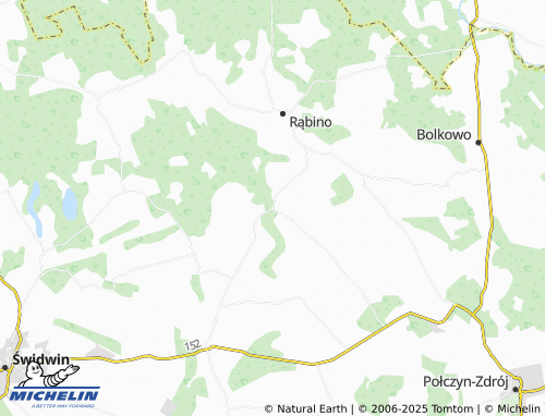 MICHELIN Lipie map - ViaMichelin