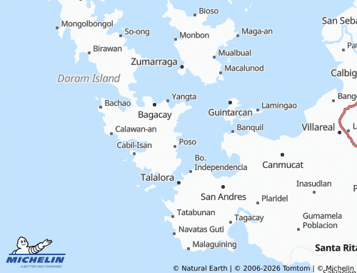 MICHELIN Guintampilan map - ViaMichelin