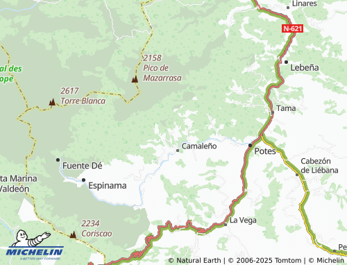 MICHELIN Brez map - ViaMichelin
