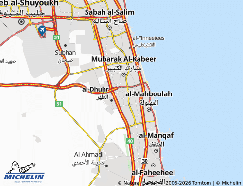 MICHELIN Jaber Al Ali map - ViaMichelin