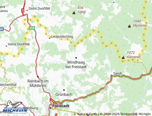 MICHELIN Windhaag bei Freistadt map - ViaMichelin
