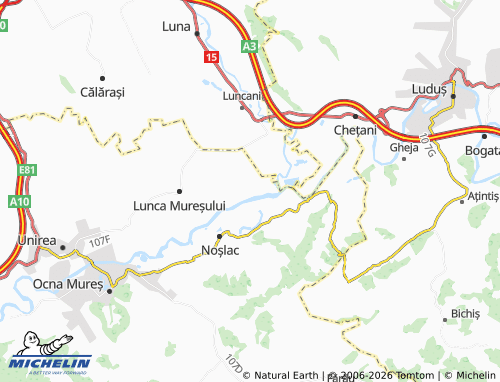 Mappa MICHELIN Gura Arieșului - ViaMichelin