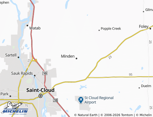 Mapa MICHELIN Minden - ViaMichelin