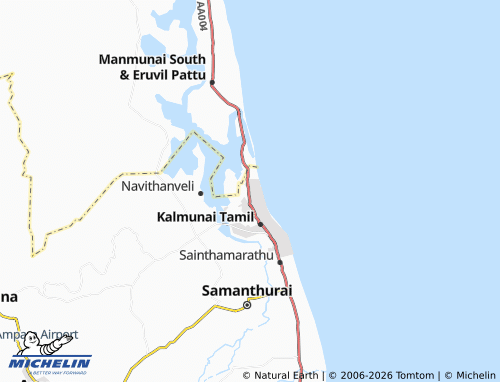 MICHELIN Periyaneelavanai 02 map - ViaMichelin