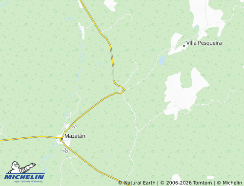 Mapa MICHELIN Nácori Grande - ViaMichelin