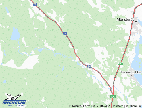 MICHELIN Sandbäckshult map - ViaMichelin