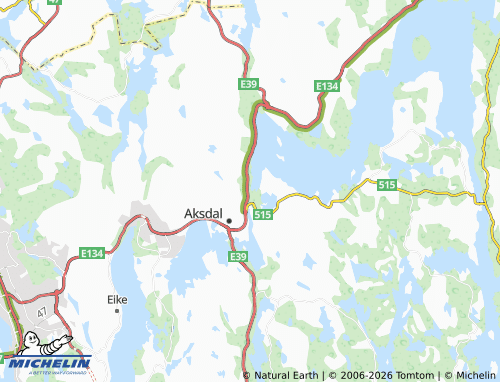 MICHELIN Grinde map - ViaMichelin