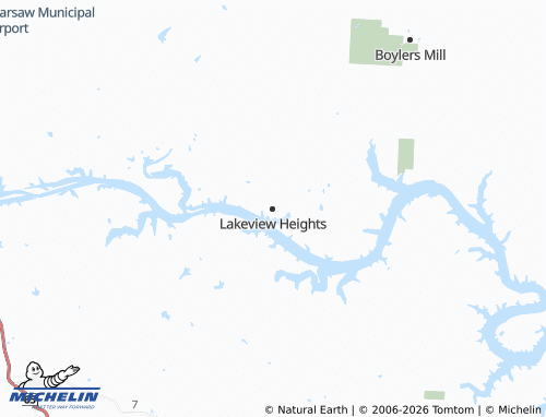 Mapa MICHELIN Lakeview Heights - ViaMichelin