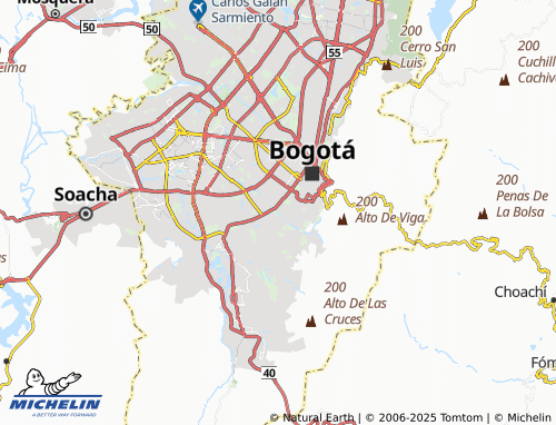 MICHELIN Caracas map - ViaMichelin
