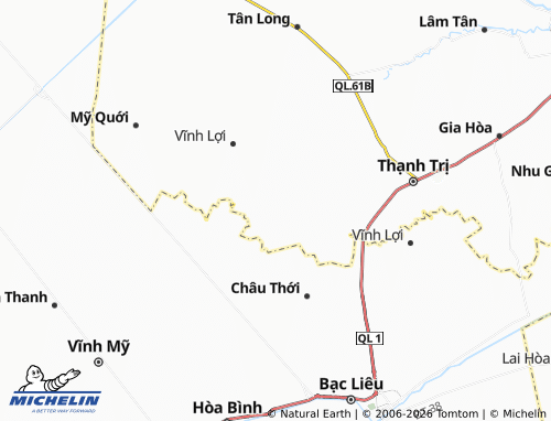 Mapa MICHELIN Châu Hưng - ViaMichelin