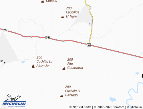 MICHELIN La Lucha map - ViaMichelin