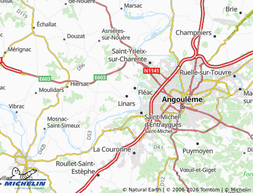 Mappa MICHELIN Linars - ViaMichelin