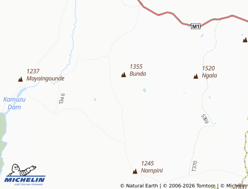 Mappa MICHELIN Bunda - ViaMichelin
