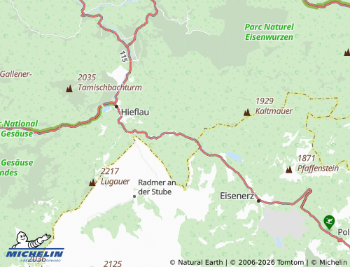 MICHELIN Oberjassingau map - ViaMichelin