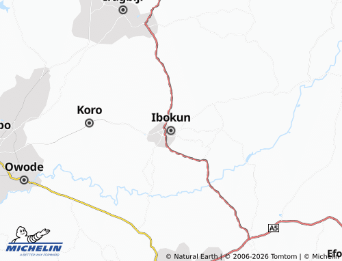 Mappa MICHELIN Ibokun - ViaMichelin