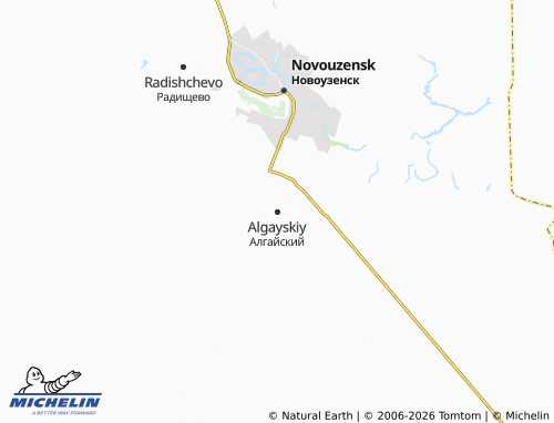 MICHELIN-Landkarte Algayskiy - ViaMichelin