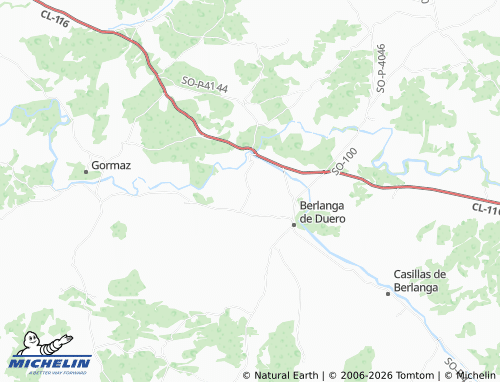 MICHELIN Aguilera map - ViaMichelin