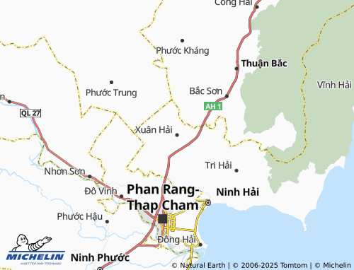 MICHELIN Xuân Hải map - ViaMichelin