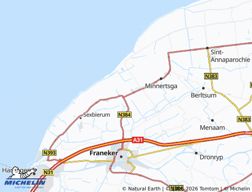 Carte MICHELIN Tzummarum - ViaMichelin