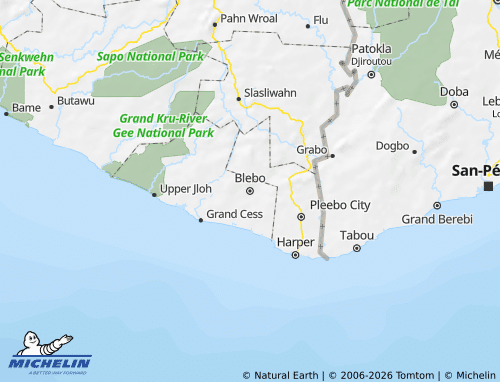 MICHELIN Bleebo map - ViaMichelin