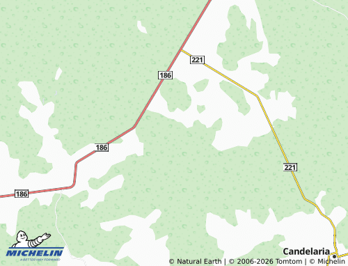 MICHELIN Quebrache map - ViaMichelin