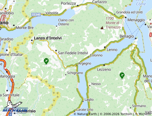 MICHELIN-Landkarte Pigra - ViaMichelin