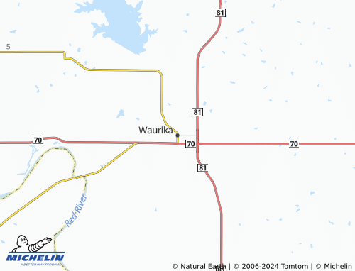 Mapa MICHELIN Waurika - ViaMichelin