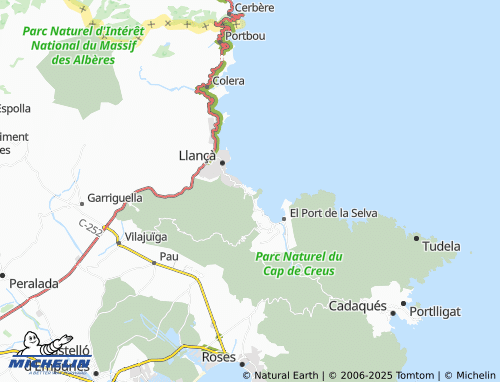 MICHELIN Cap de Bol map - ViaMichelin