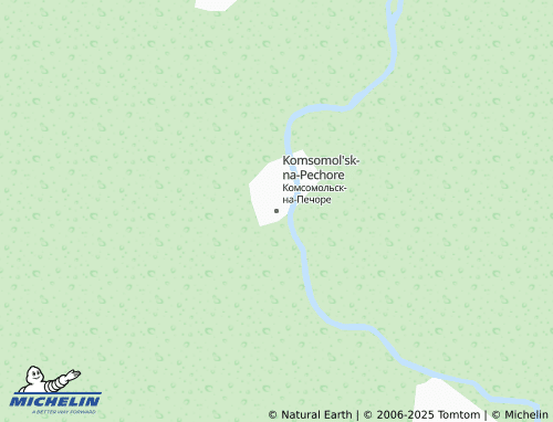 MICHELIN-Landkarte Komsomol'sk-na-Pechore - ViaMichelin