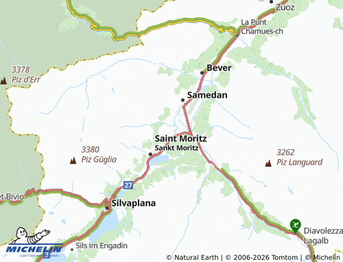 Mappa MICHELIN Celerina - ViaMichelin