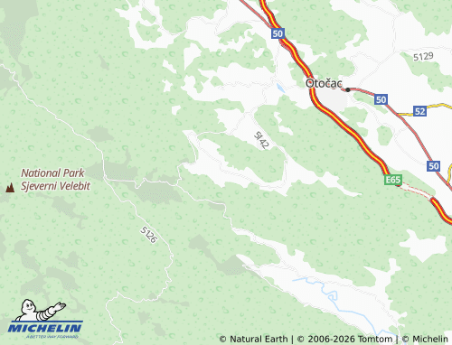 Mapa MICHELIN Kuterevo - ViaMichelin