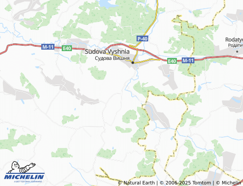 MICHELIN Dmytrovychi map - ViaMichelin